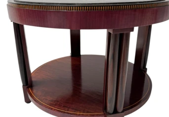 French Art Deco Coffee Table or Cocktail Table with Marble Top, 1930s